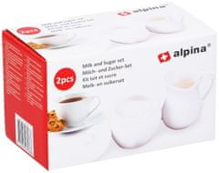 Alpina Cukornička a mliekovka súprava ku káve 2 ks