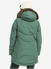 ROXY Svetlozelený dámsky zimný prešívaný kabát Roxy Ellie XXL