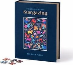 Galison Metalické puzzle Súhvezdie 101: Pozorovanie hviezd 500 dielikov