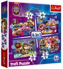 Trefl Puzzle Tlapkova patrola Hrdinovia 4v1