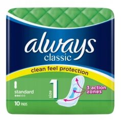 Hygienické vložky Always Classic štandard 10 ks