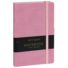 Notique Notes Ružový, bodkovaný, 13 × 21 cm