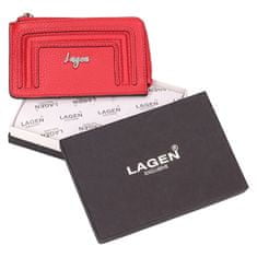 Lagen Dámska kožená mini peňaženka - kľúčenka BLC/5784/323 RED