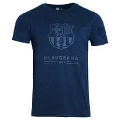 FAN SHOP SLOVAKIA Pánske Tričko FC Barcelona, tmavo modré, 100% Bavlna | XL