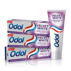 Odol Velvet White zubná pasta 3x75 ml