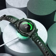 SUPCASE Kryt S Remienkom + 2 Ochranné Tvrdené Sklá Iblsn Armorbox 2-Set Samsung Galaxy Watch 6 Classic (47 Mm) Black