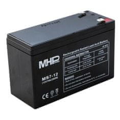 MHpower Batéria MS7-12 VRLA AGM 12V/7Ah, náhrada za RBC2