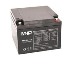 MHpower Batéria MS24-12 VRLA AGM 12V/24Ah