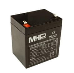 MHpower Batéria MS5-12 VRLA AGM 12V/5Ah