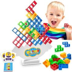 Shopdbest Prenosná Hra Tetris pre Rôzne Príležitosti: Pikniky, Párty, Kempovanie a Ďalšie, pre Deti aj Dospelých, 23×8×8 cm, 150 g
