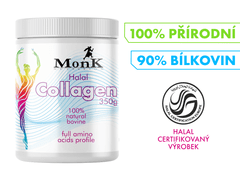 Monk Nutrition Monk Halal Collagen 350g ; 100% hydrolyzovaný hovädzí kolagén v Halal certifikovanej čistote