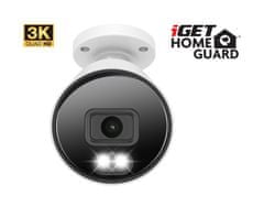 iGET HGPRO858 - CCTV 3K kamera, SMART detekcia, IP66, zvuk, IR nočný prísvit 40m, LED prísvit 30m