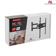 Maclean Držiak Maclean na TV alebo monitor, univerzálny, max. rozmer 400x400, 26-55", 30 kg, čierny, MC-761
