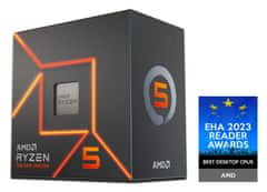 AMD Ryzen 5 7600 / LGA AM5 / max. 5,1 GHz / 6C/12T / 38MB / 65W TDP / BOX vr. chladiče Wraith Stealth
