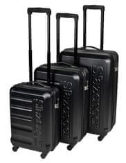 Slazenger Cestovní kufr ED-218642 Kufr cestovní sada 3 ks 52/62/72cm černá