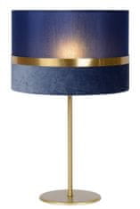 LUCIDE EXTRAVAGANZA TUSSE - Stolná lampa - Ø 30 cm - 1xE14 - modrá