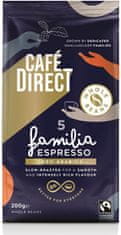 Cafédirect Familia Espresso SCA 82 zrnková káva 200 g
