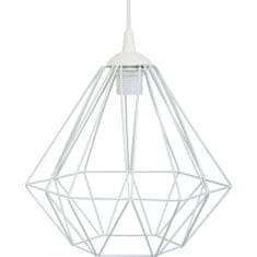 ModernHome Geometrická lampa Diamond white 25 cm GLAM