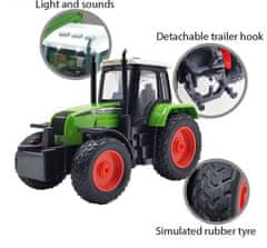 Mamido Naťahovací Farmársky Traktor so zvukovými efektmi