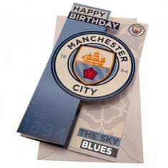 FAN SHOP SLOVAKIA Blahoželanie Manchester City FC, 22 x 12 cm