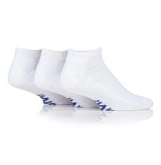 IOMI 3 páry zdravotné členkové Diabetik ponožky s froté chodidlom Biele Veľkosť: 37-42