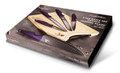 Berlingerhaus Sada nožov s nepriľnavým povrchom + doska Purple Eclipse Collection BH-2832