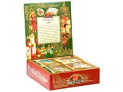 Basilur BASILUR Vintage Style Assorted - Zmes ovocných čajov v sáčkoch, vianočný čaj x12