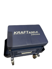 Kraft&Dele Pojazdná dielenská stolička so zásuvkou KD10761
