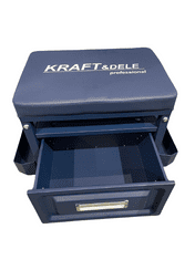 Kraft&Dele Pojazdná dielenská stolička so zásuvkou KD10761