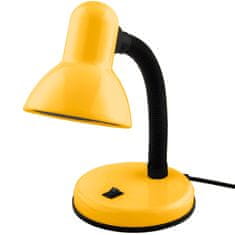 LUMILED Stolová lampa E27 nastaviteľná školská lampička SARA žltá