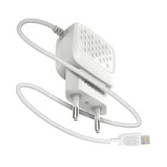 Foneng Foneng EU25 2x USB 2,4A sieťová nabíjačka s káblom Lightning (biela)