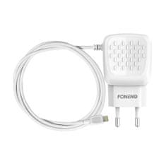 Foneng Foneng EU25 2x USB 2,4A sieťová nabíjačka s káblom Lightning (biela)