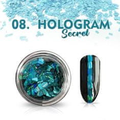 Allepaznokcie Hologram Secret 08 - tyrkysové