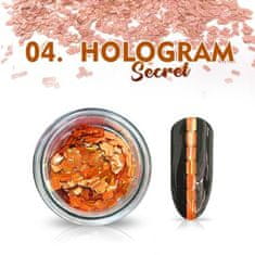 Allepaznokcie Hologram Secret 04 - medené