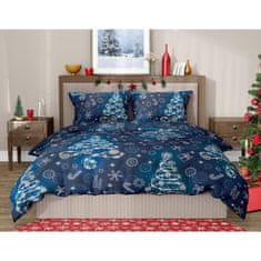 Tip Trade Vianočné posteľné obliečky - modré