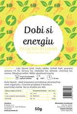 Pureway DOBI SI ENERGIU ovocno-bylinná zmes s guaranou, 50 g