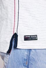 Camp David  Pánska polokošeľa s krátkym rukávom Biela M