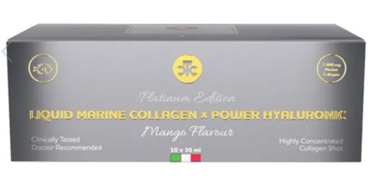 BeKETO LIQUID MARINE COLLAGEN X POWER HYALURONIC – MANGO FLAVOUR 10x30ml