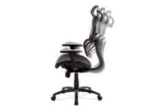Autronic Kancelárska stolička Kancelářská židle, synchronní mech., černá MESH, kovový kříž (KA-A188 BK)