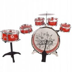 Luxma bubny pre deti 6 bubnov činelová stolička 28807c