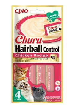 churu Chúru Cat Hairball Chicken Recipe 4x14g