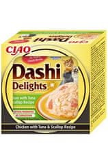 churu Cat CIAO Dashi kura s tuniakom a hrebenatkou 70g