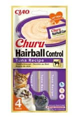 churu Chúru Cat Hairball Tuna Recipe 4x14g