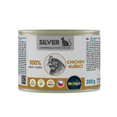 IRONpet Silver Cat Kuracie 100% mäsa, konzerva 200 g