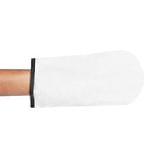 Neonail rukavice Terry - biele s čiernym lemovaním