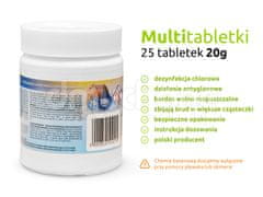 Dmuchane Multifunkčné tablety 25 x 20 g - 0,5 kg