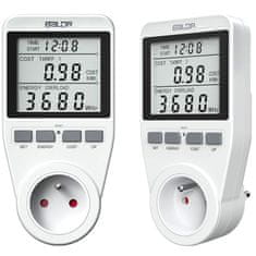 Baldr Jednofázový wattmeter Berdsen BD-990 biely