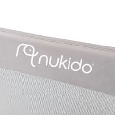 Nukido Bezpečnostný kryt na posteľ 150 x 66 x 35 cm Nukido sivý