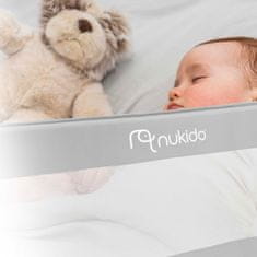 Nukido Bezpečnostný kryt na posteľ 150 x 66 x 35 cm Nukido sivý