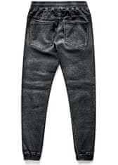 Recea Pánske džínsové nohavice Lugran čierna S